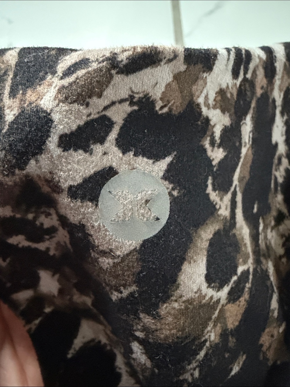 RBX Leopard-Print Racerback Sports Bra/Crop - Picture 3 of 6